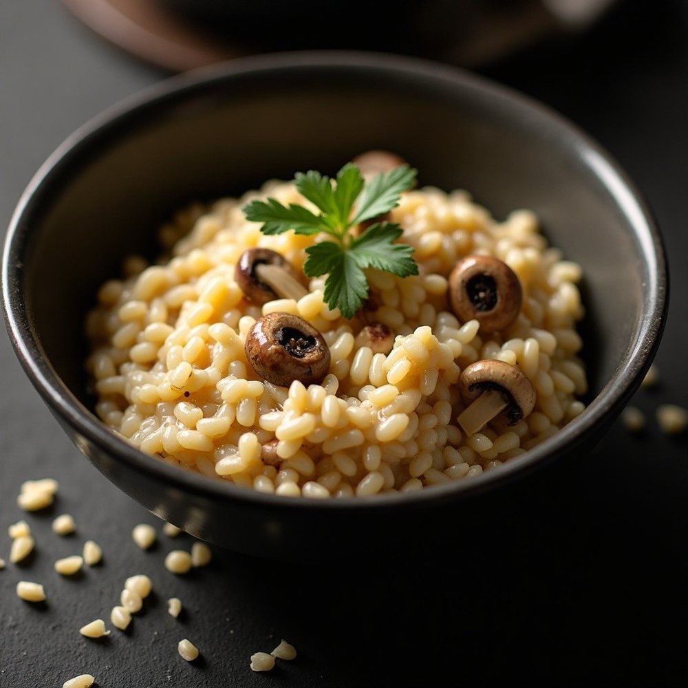 Ruck-Zuck-Risotto mit Pilzen